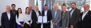 Imagem da notícia - Wilson Lima recebe embaixador de Israel no Brasil e assina acordo de cooperação técnica